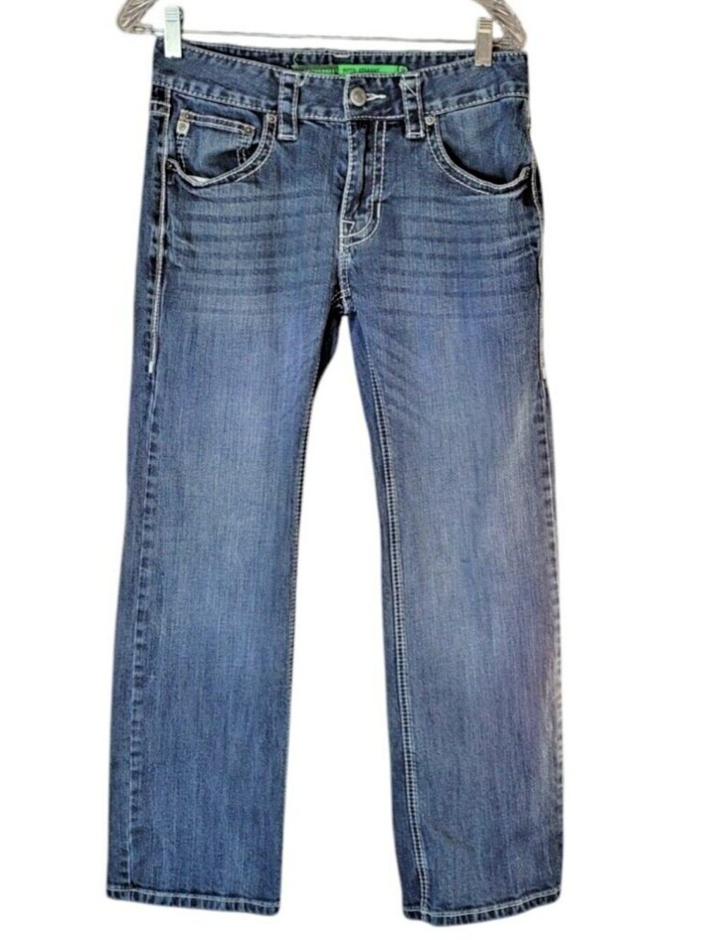 Rock & Roll Denim Size 29 / 28 Reflex Straight Blue Light Wash Stretch Jeans